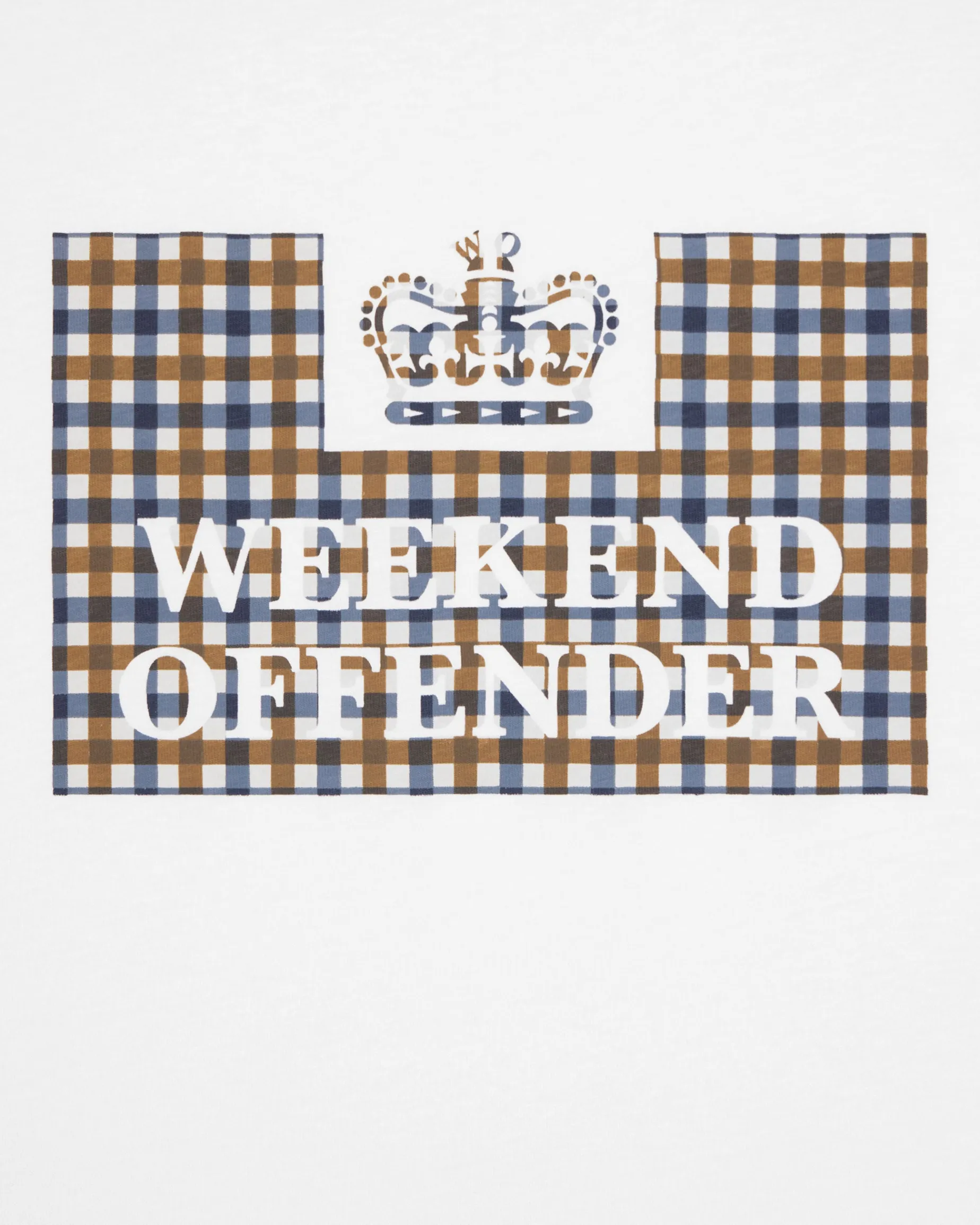Shevchenko T-Shirt Weiß/Mid House Check