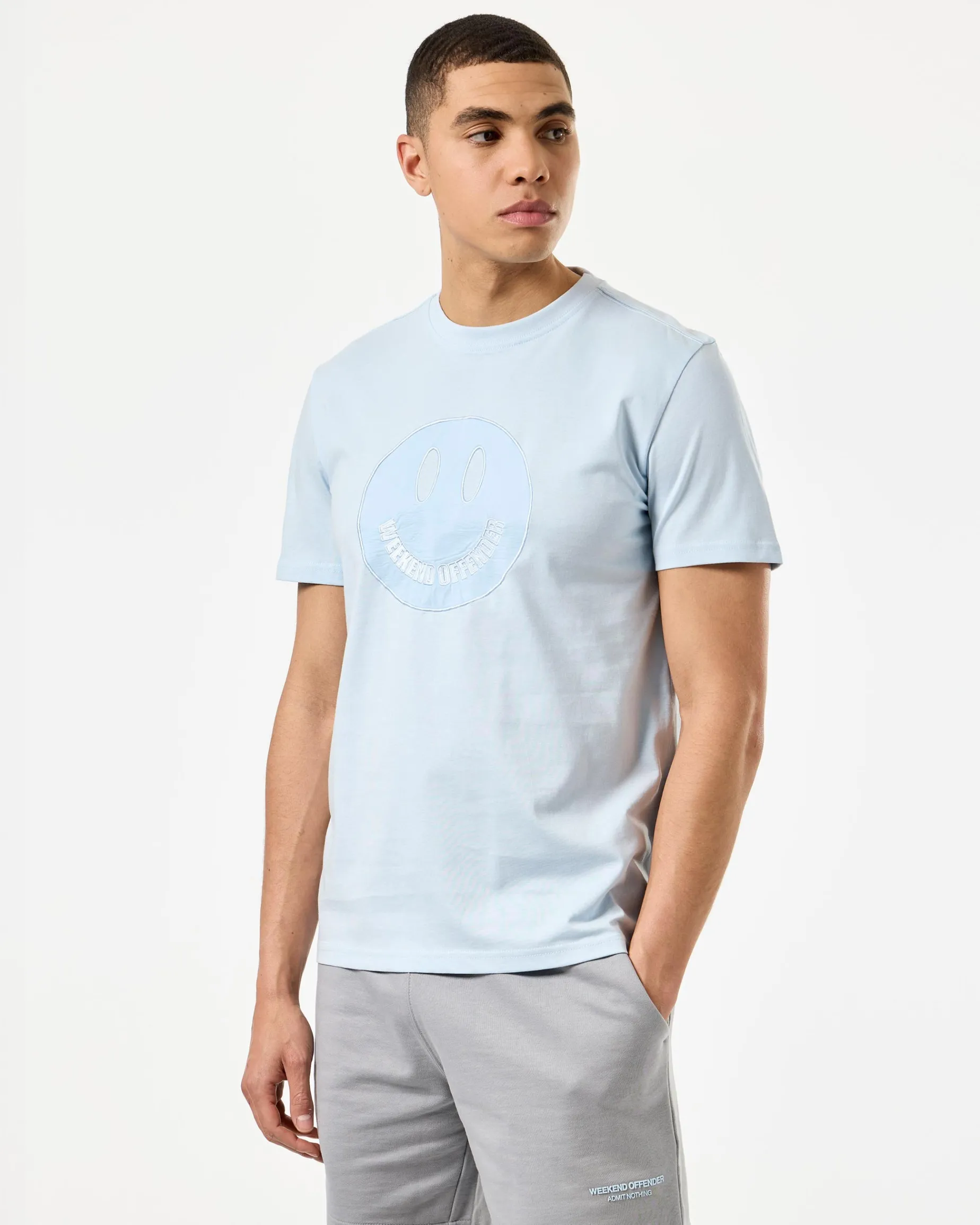 Shibuya T-Shirt Ozeanwelle Blau