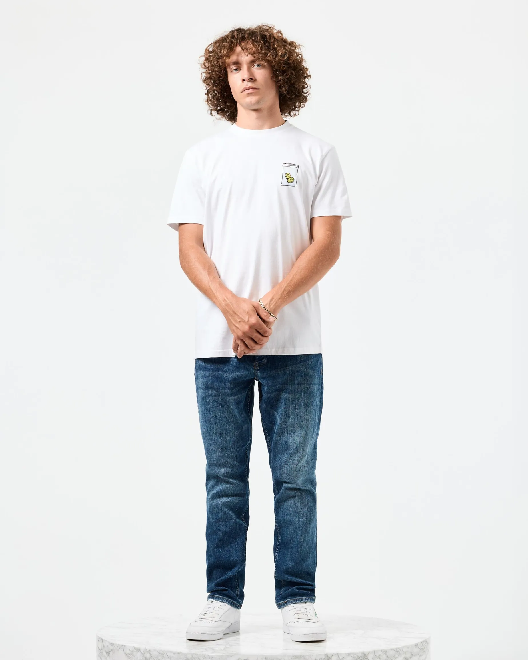 Smarsh Grafik T-Shirt Weiß