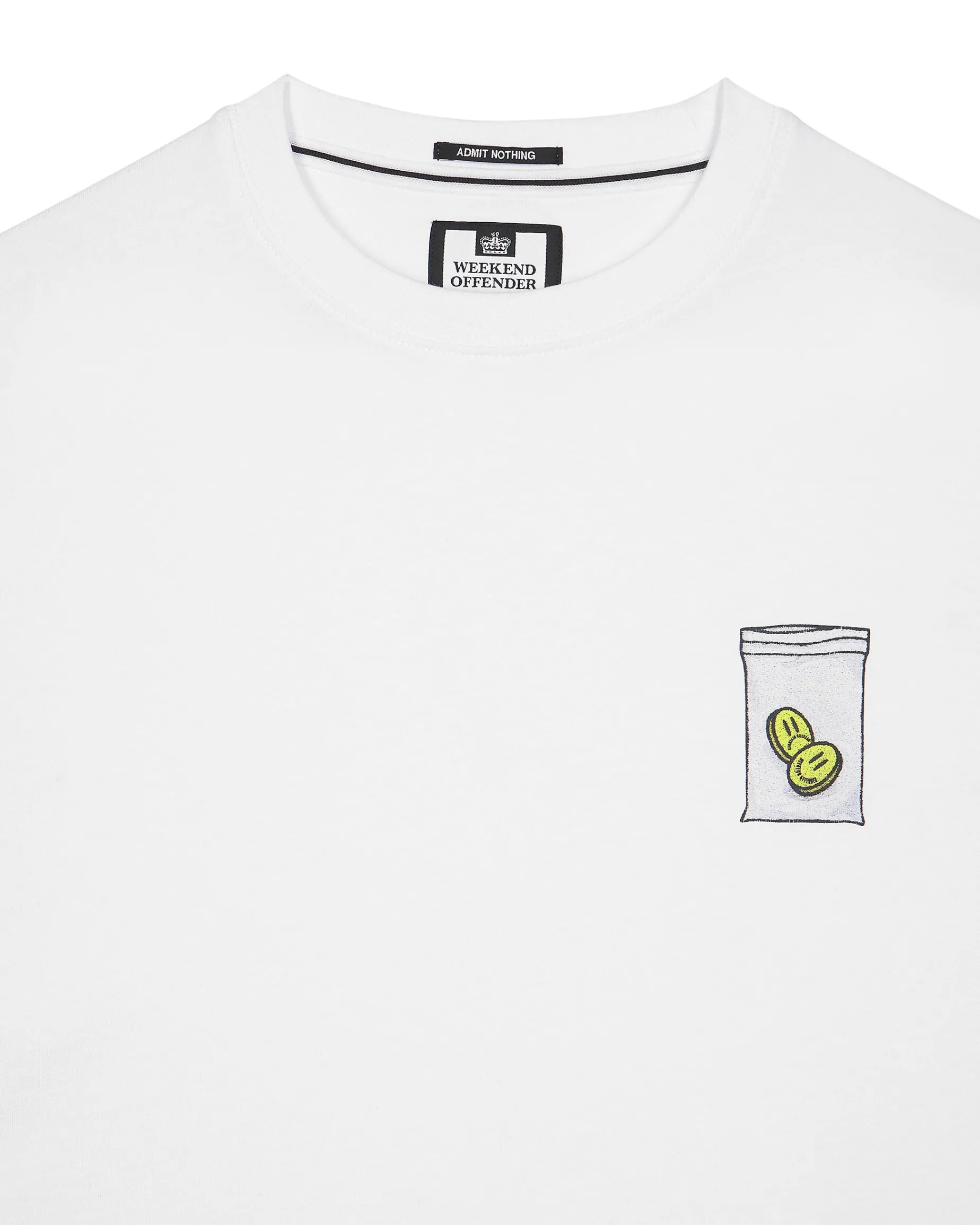 Smarsh Grafik T-Shirt Weiß