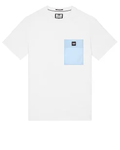 Stiniva T-Shirt Weiß/Ozeanwelle