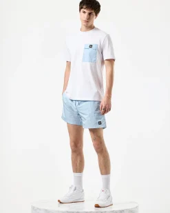 Stiniva T-Shirt Weiß/Ozeanwelle