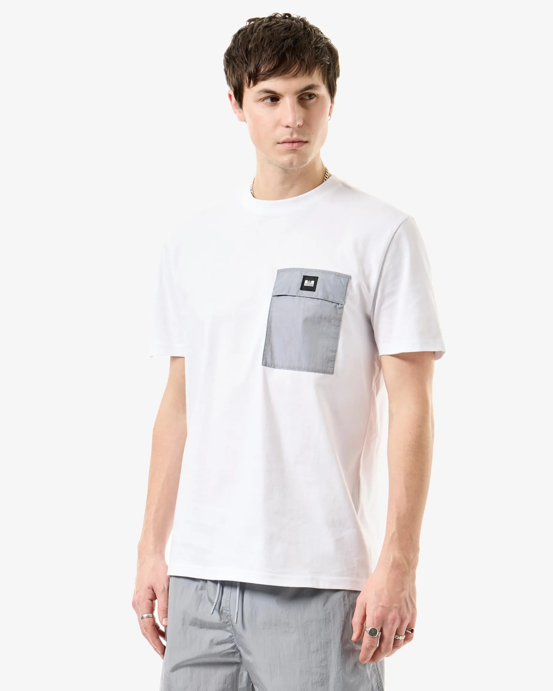 Stiniva T-Shirt Weiß/Rauchgrau