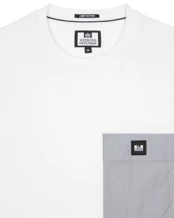 Stiniva T-Shirt Weiß/Rauchgrau
