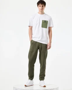 Stiniva T-Shirt Weiß/Sapling Grün