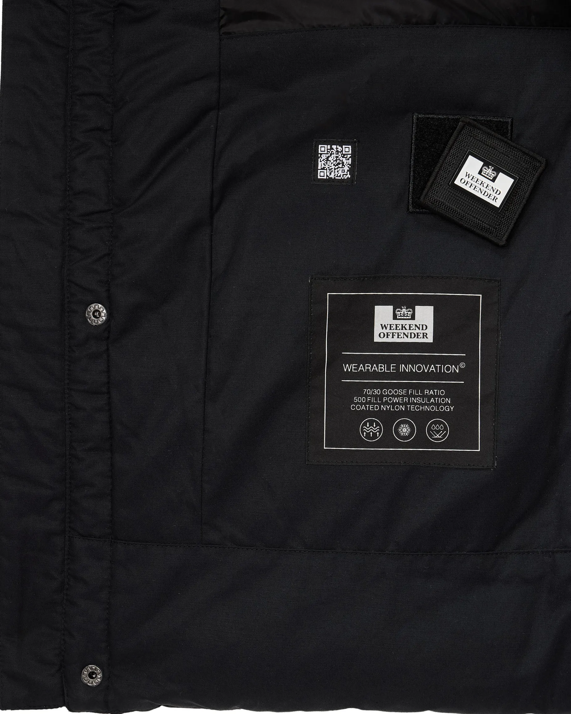 Storm Daunenjacke Schwarz