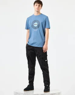 Supersonic Grafik-T-Shirt Baltic Blue