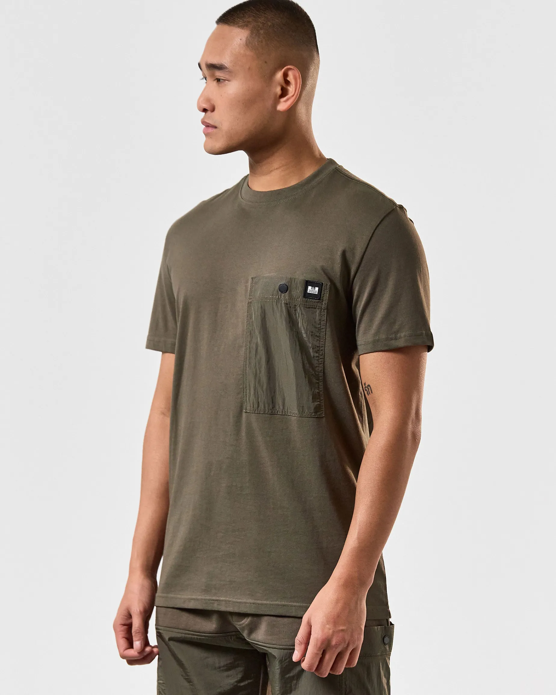 Tabiti Pocket T-Shirt Burggrün