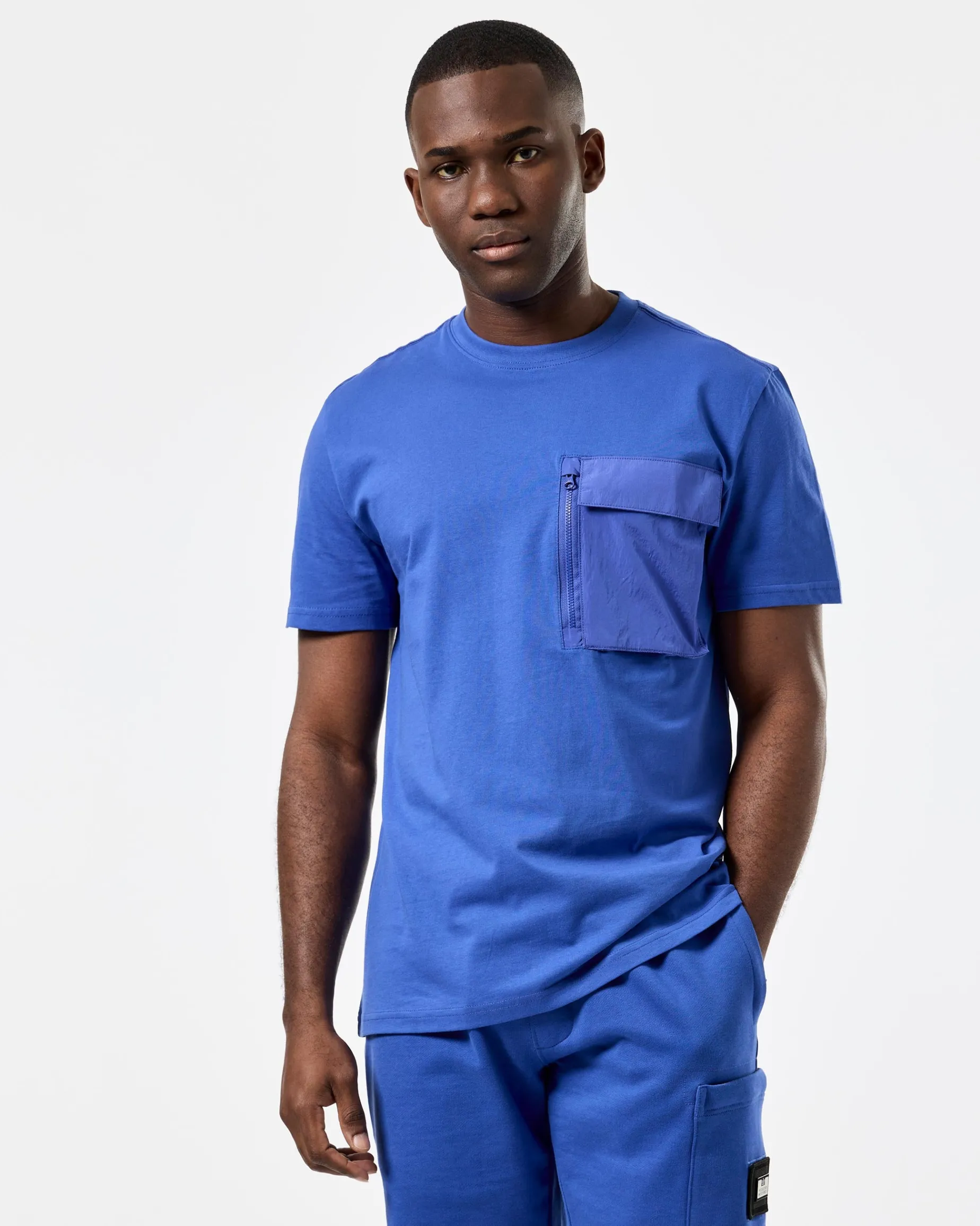 Takaji T-Shirt Bluebell