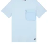 Takaji T-Shirt Ozeanwelle Blau