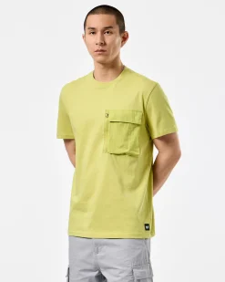 Takaji T-Shirt Peridot Grün
