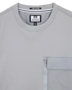 Takaji T-Shirt Rauchgrau