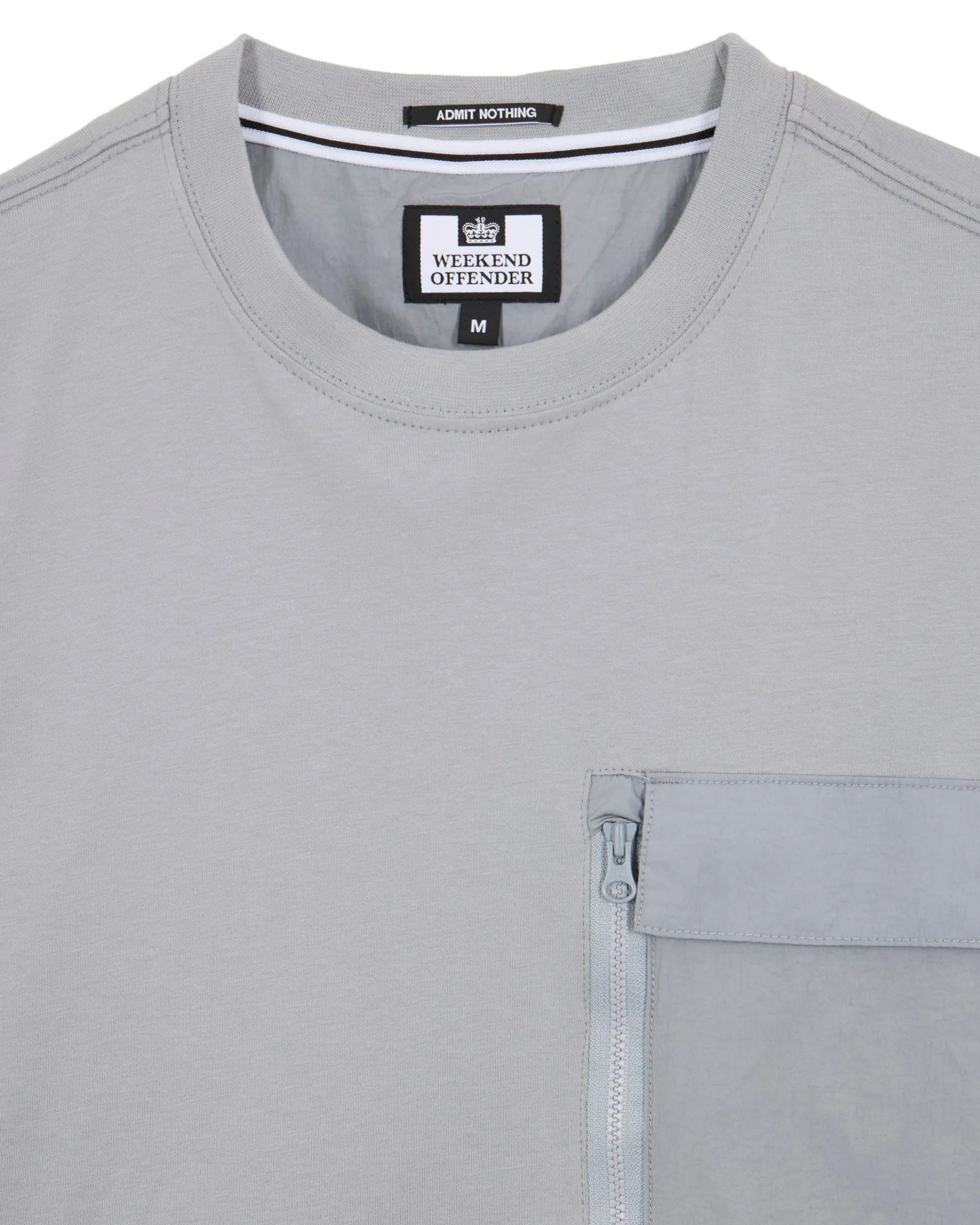 Takaji T-Shirt Rauchgrau