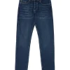 444 Tapered Jeans aus dunklem Vintage-Denim