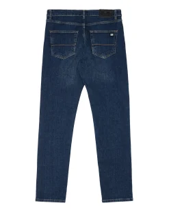 444 Tapered Jeans aus dunklem Vintage-Denim