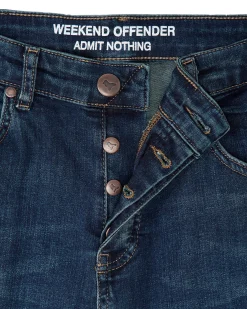 444 Tapered Jeans aus dunklem Vintage-Denim