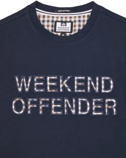 Tornaco T-Shirt Marineblau/Mid House Check