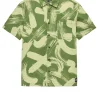 Toshima Camo Hemd Sapling Grün