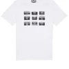 T-Shirt mit Boombox-Grafik in Weiß