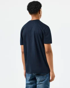 T-Shirt mit Grafik „Banning Order“ in Marineblau