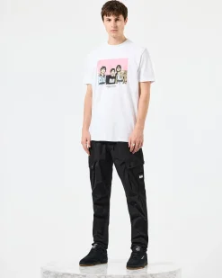 T-Shirt mit Grafik „Diego“ Weiß