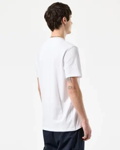 T-Shirt mit Grafik „Entertainment“ in Weiß