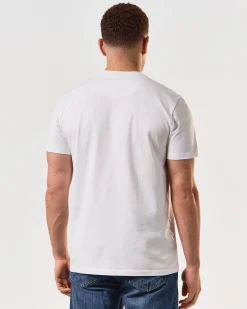 T-Shirt mit Grafik „Fumo“ Weiß