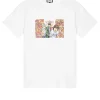 T-Shirt mit Grafik Nummer 5 Weiß