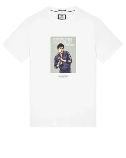 T-Shirt mit Grafik „The Joint“ in Weiß