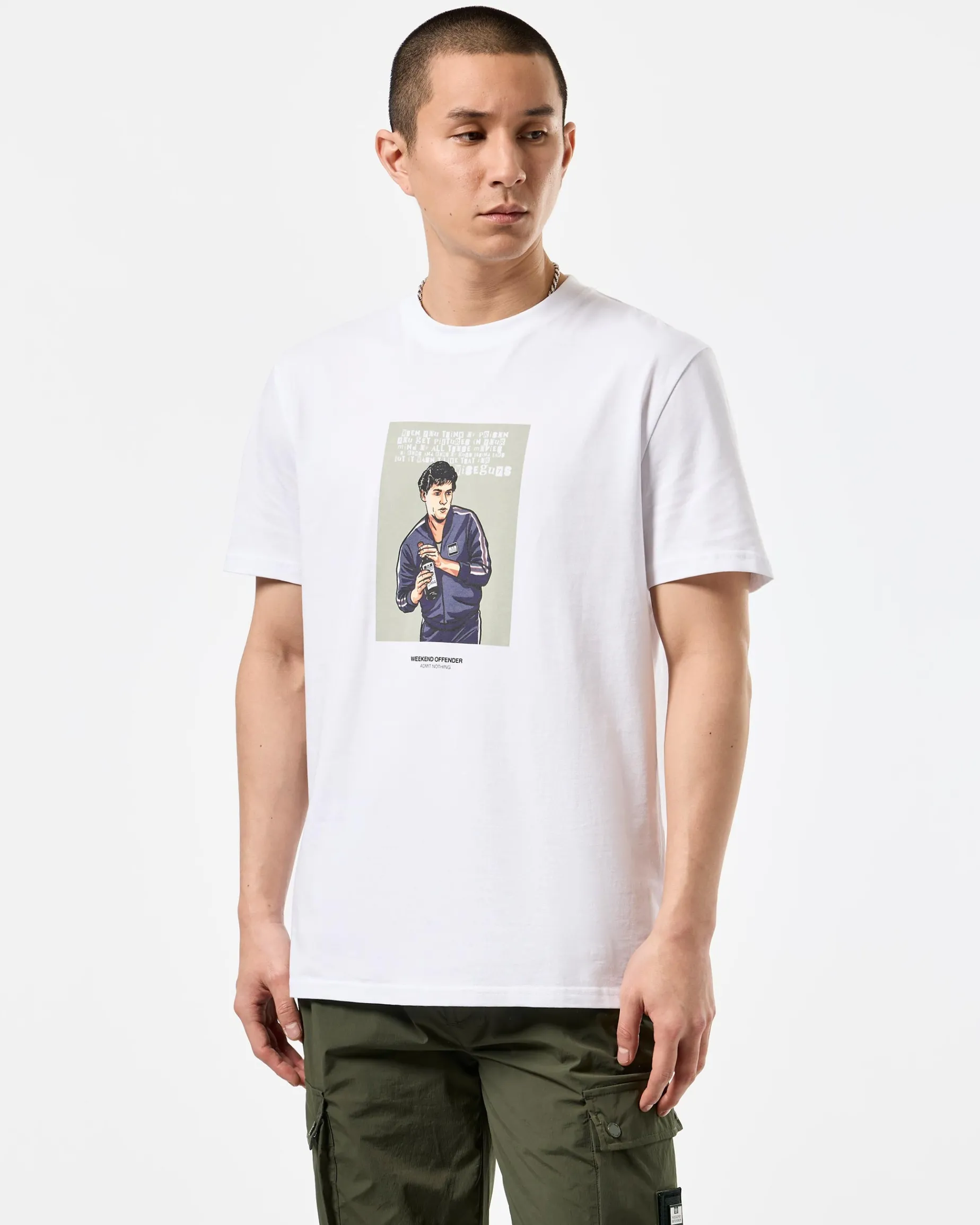 T-Shirt mit Grafik „The Joint“ in Weiß