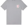 T-Shirt mit Grafik und Stickerei Ryder Rauchgrau