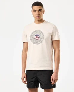 T-Shirt mit Grafik von Entertainment Alabaster