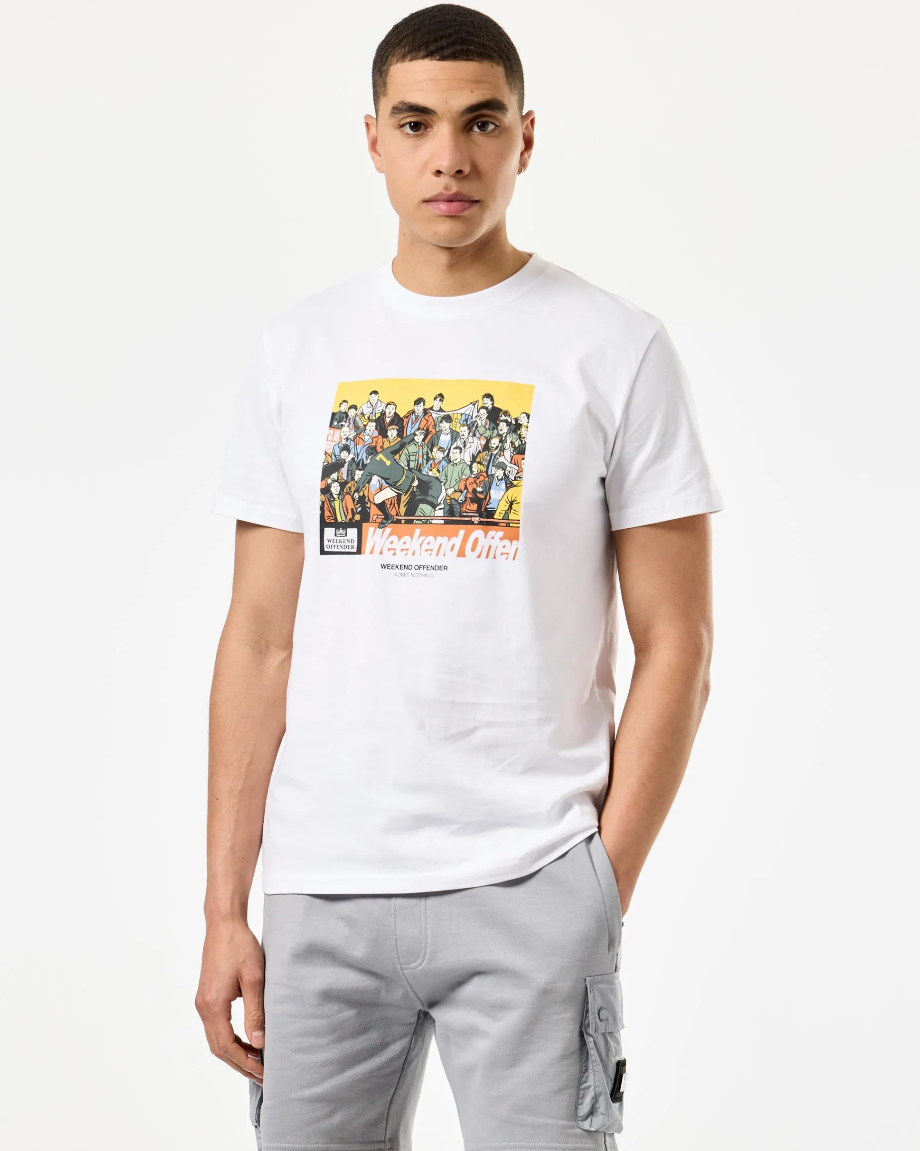 T-Shirt mit Grafik von Selhurst, Weiß