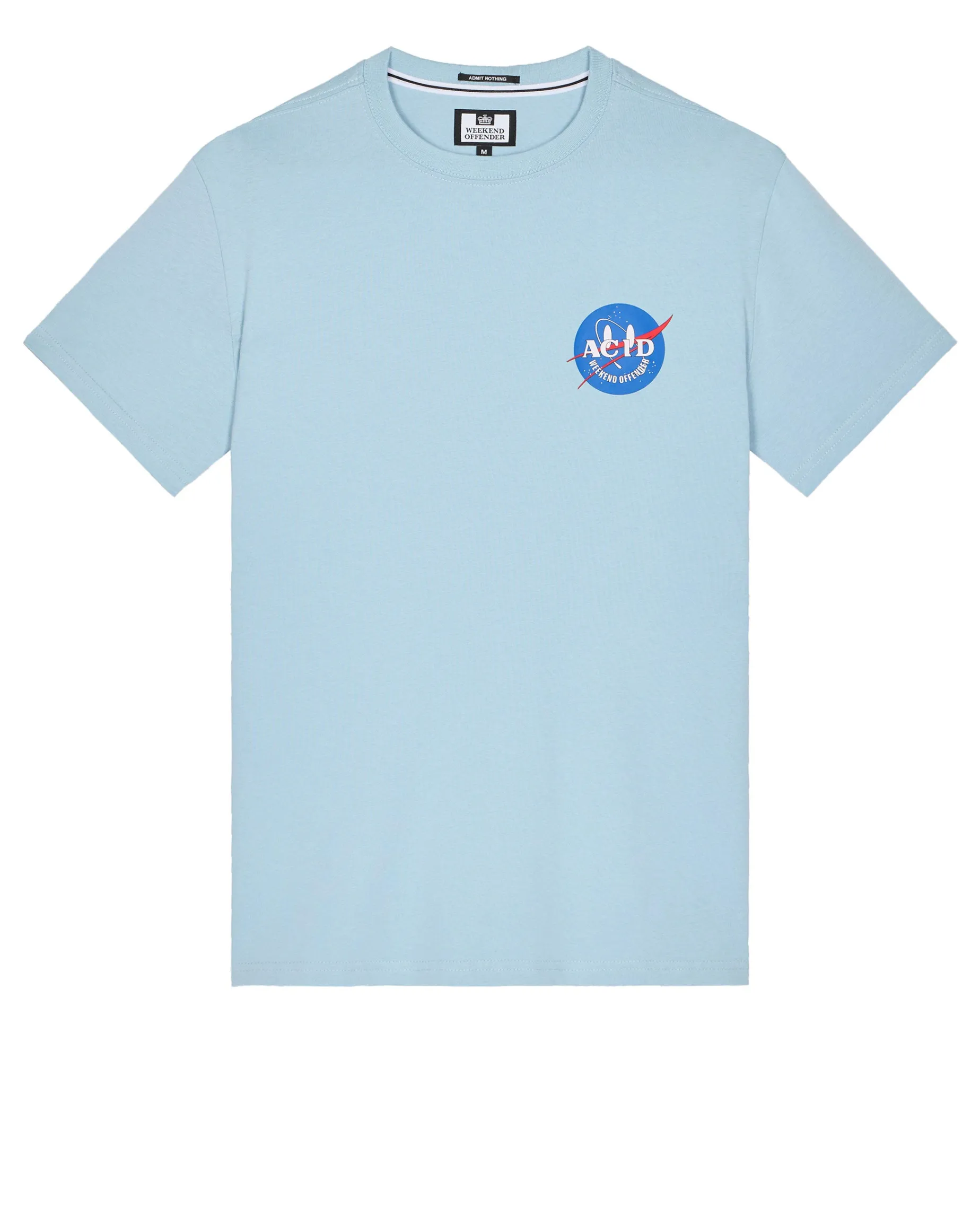 T-Shirt mit NASA-Grafik Arktisblau