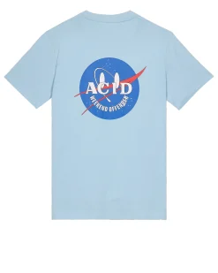 T-Shirt mit NASA-Grafik Arktisblau