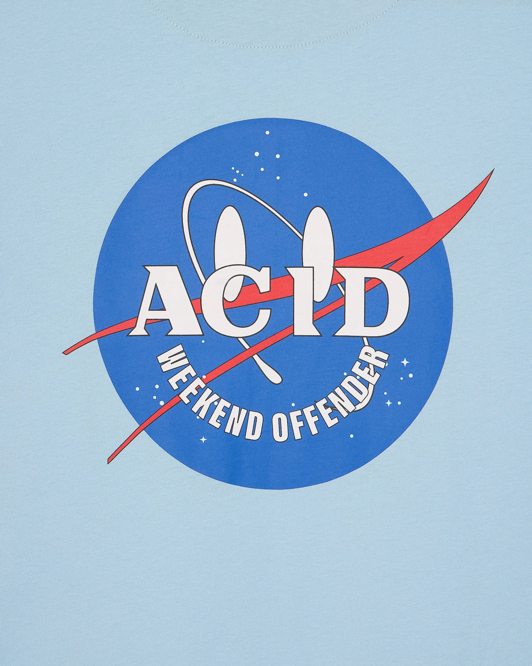 T-Shirt mit NASA-Grafik Arktisblau