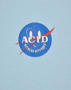 T-Shirt mit NASA-Grafik Arktisblau