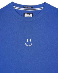 T-Shirt mit Smiley-Grafik Blauglocke