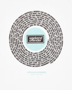 T-Shirt mit Supersonic-Grafik in Weiß