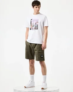 Turf Wars Grafik-T-Shirt Weiß