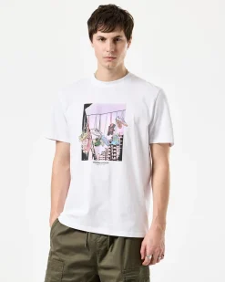 Turf Wars Grafik-T-Shirt Weiß