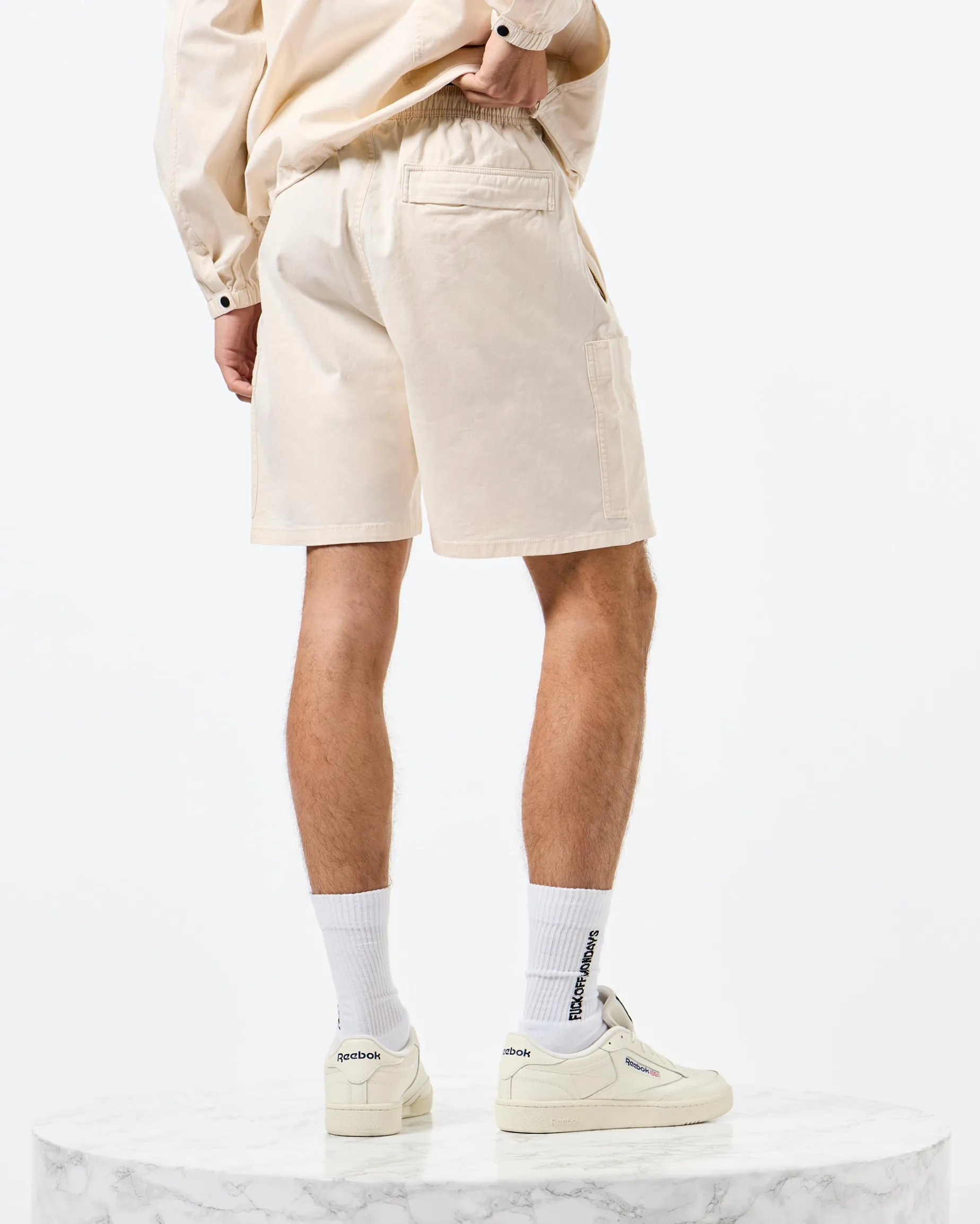 Uptown Utility-Shorts Alabaster
