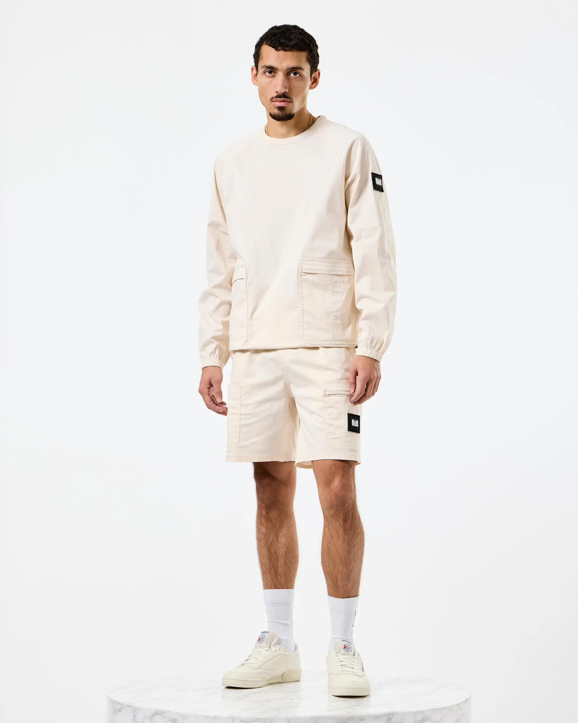 Uptown Utility-Shorts Alabaster