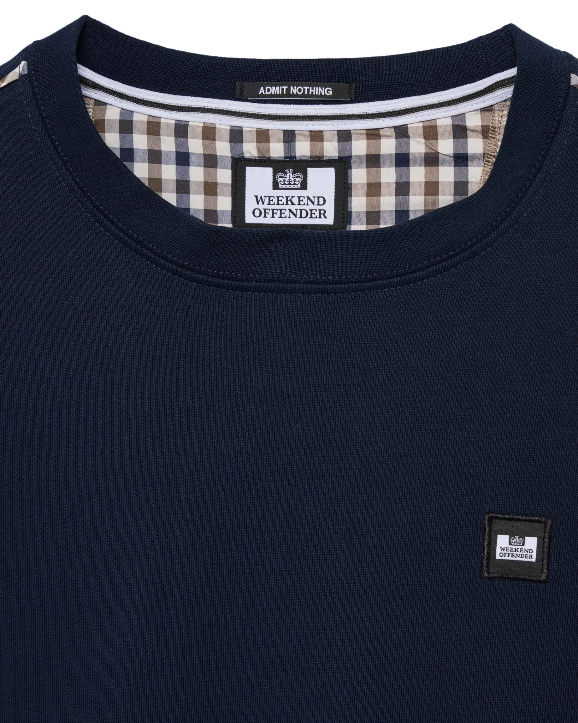 Vega Sweatshirt Marineblau/Mid House Check