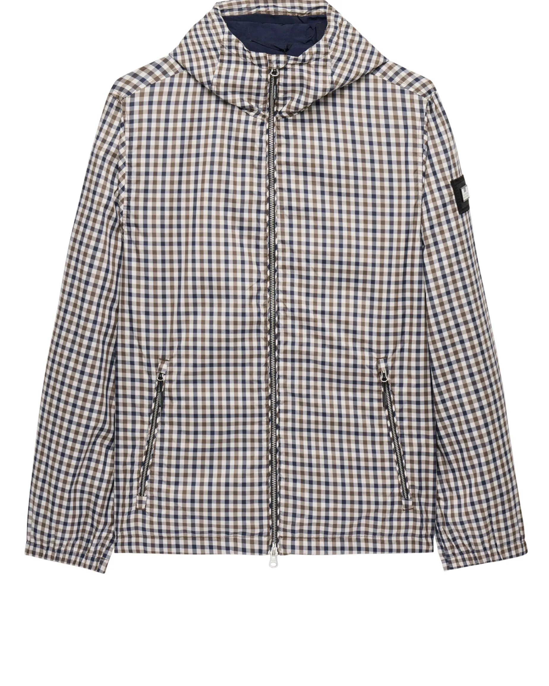 Windjacke „Campania“ mit Karomuster, mittelfarbenes House-Karomuster